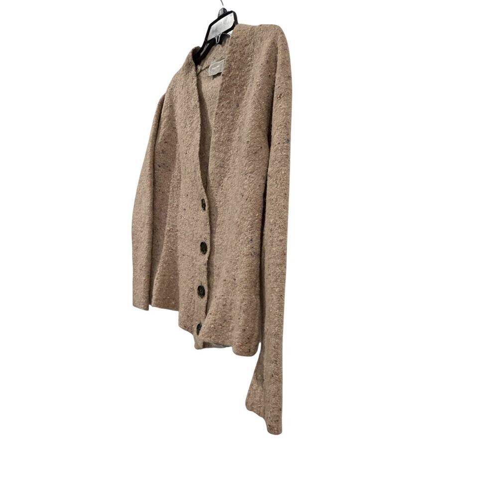 Everlane Camel Confetti Buttoned Cardigan Merino Wool Sweater Women’s Small - Picture 5 of 12